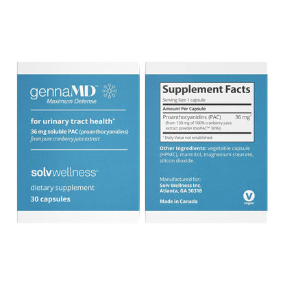 Solv Wellness GennaMD - 30 Capsules